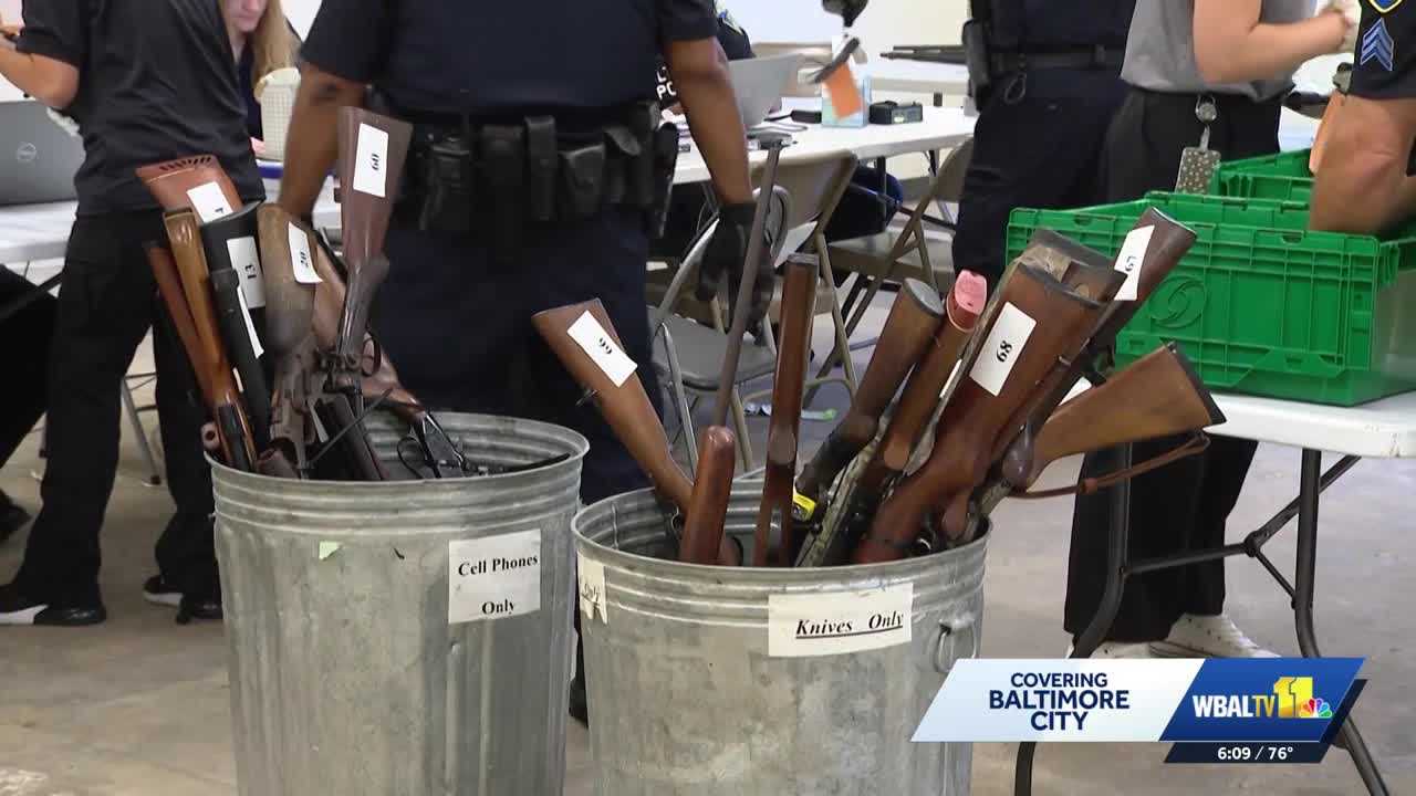 Baltimore gun buyback program collects more than 400 guns