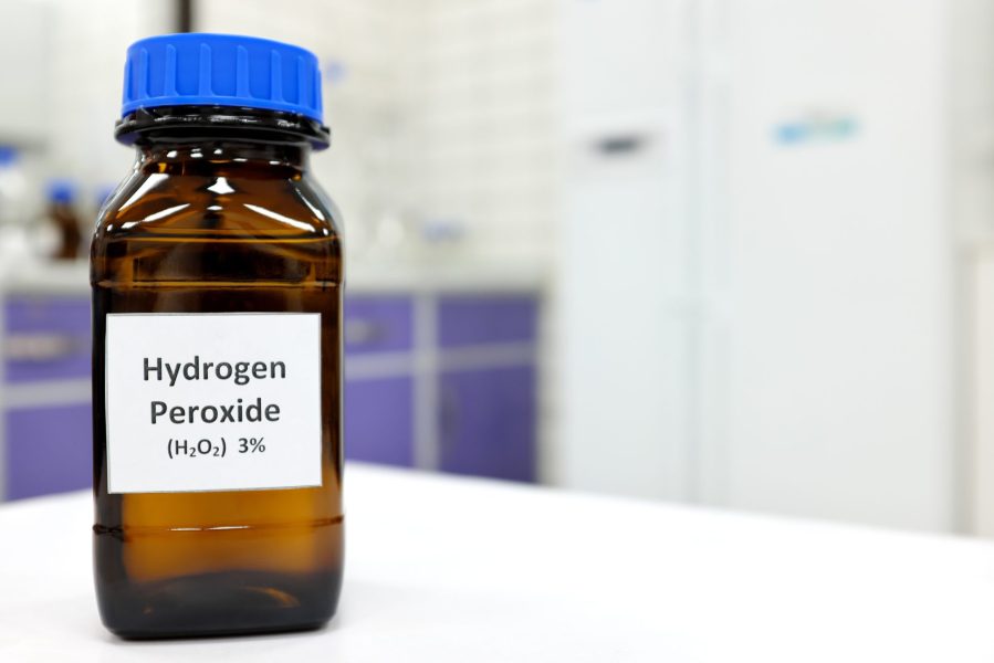 Why hydrogen peroxide isn't useful for wounds and cyclospora, according to a doctor
