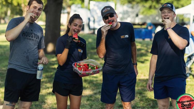 Watermelon, medals and miles: San Antonio's first Watermelon Dash is a sweet success