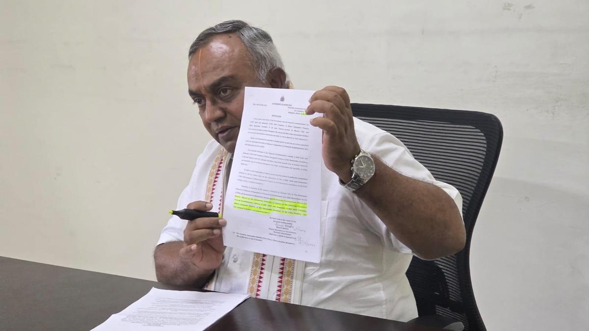 MLA seeks constitution of SIT to probe alleged gold fraud by ‘Chinna Tambi’