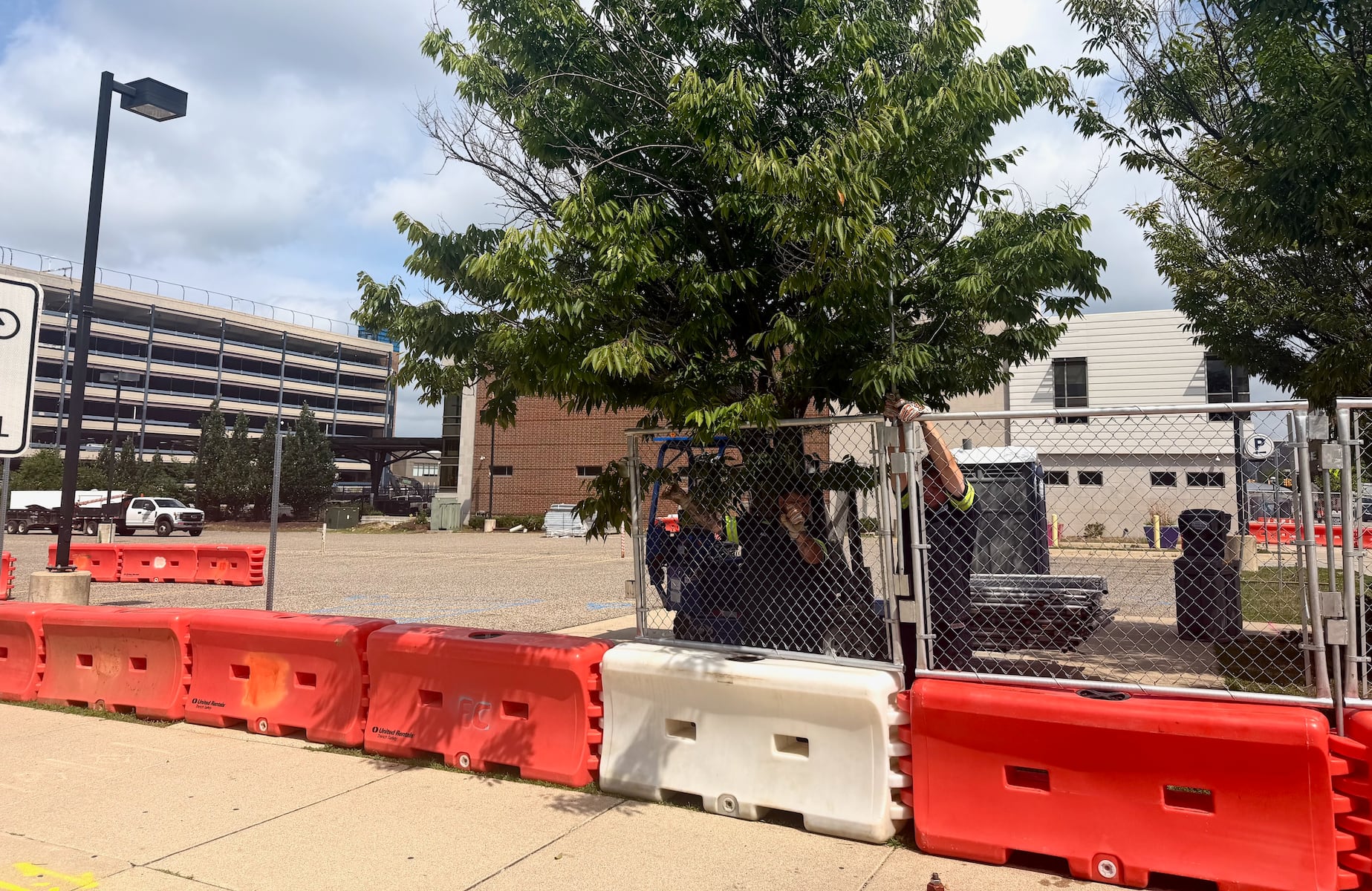 Construction fencing means work on new Ann Arbor high-rise starting soon