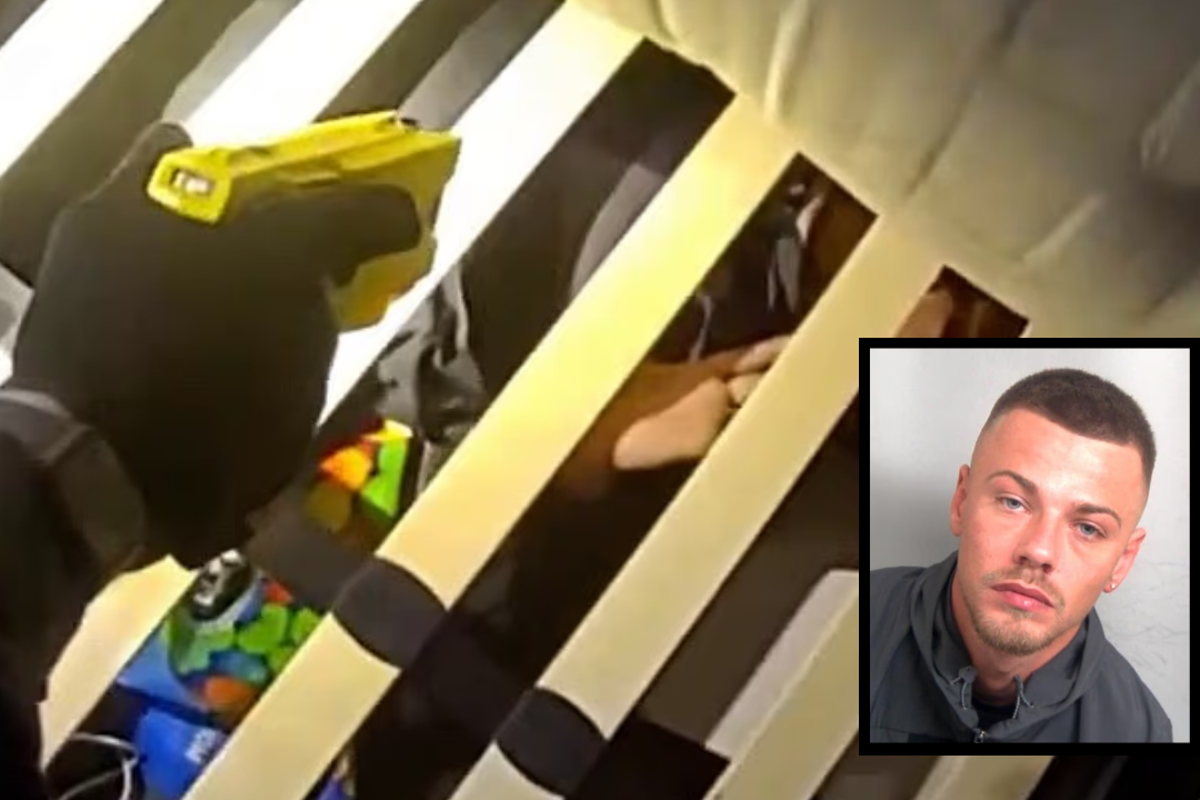 Stalker found hiding under bed by armed police following hit and run