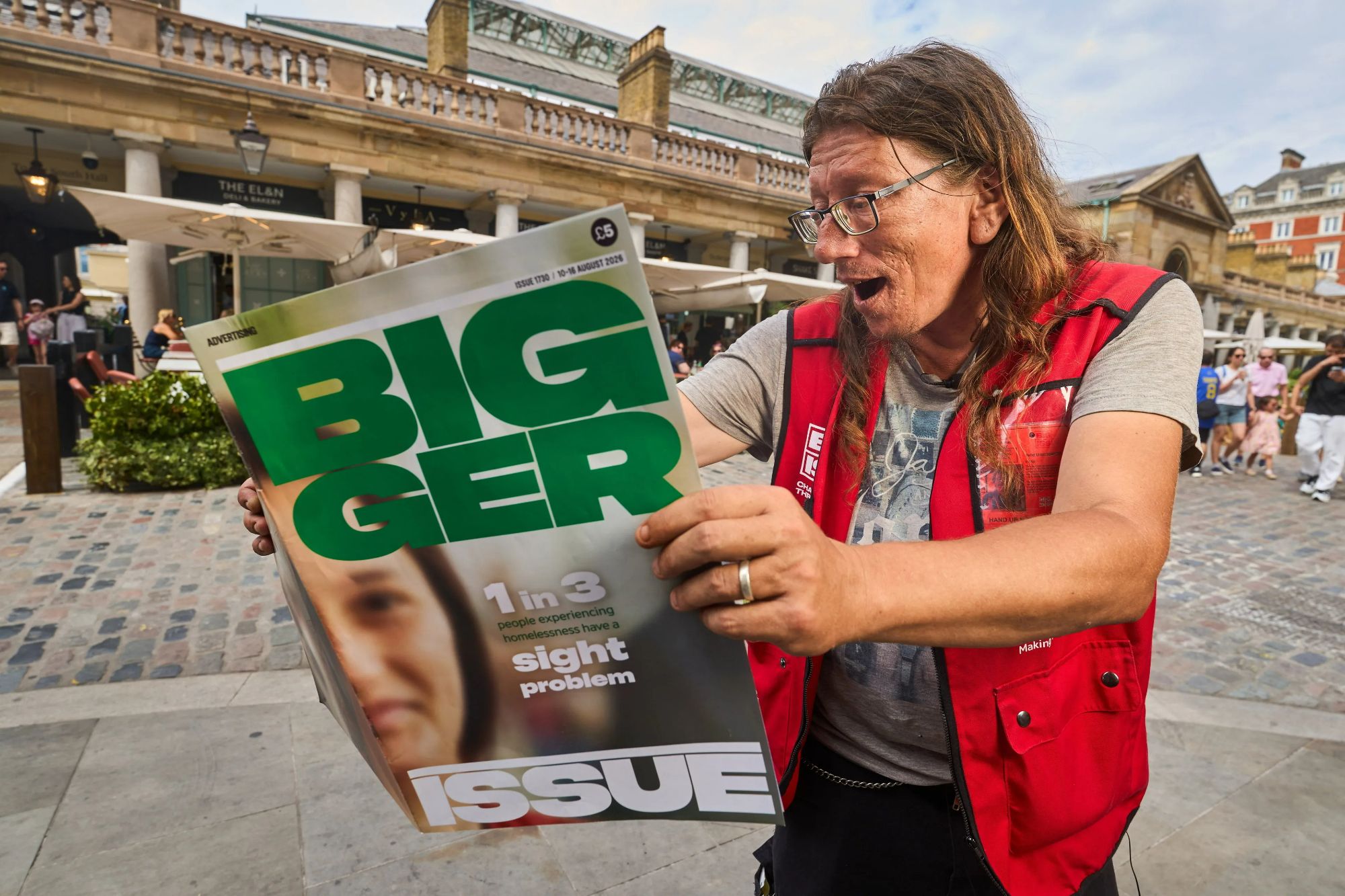 Latest edition of Big Issue supersized to support eye and hearing care