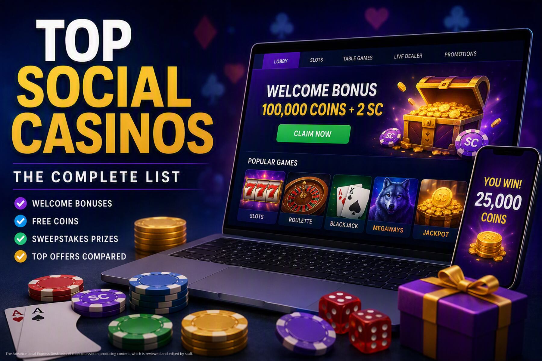 List of social casinos worth a closer look this week