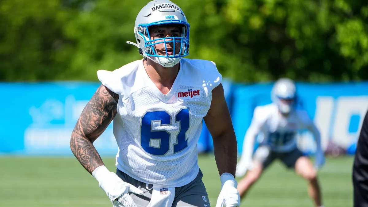 Lions star pulls off gross on-field antic that has the crowd going wild