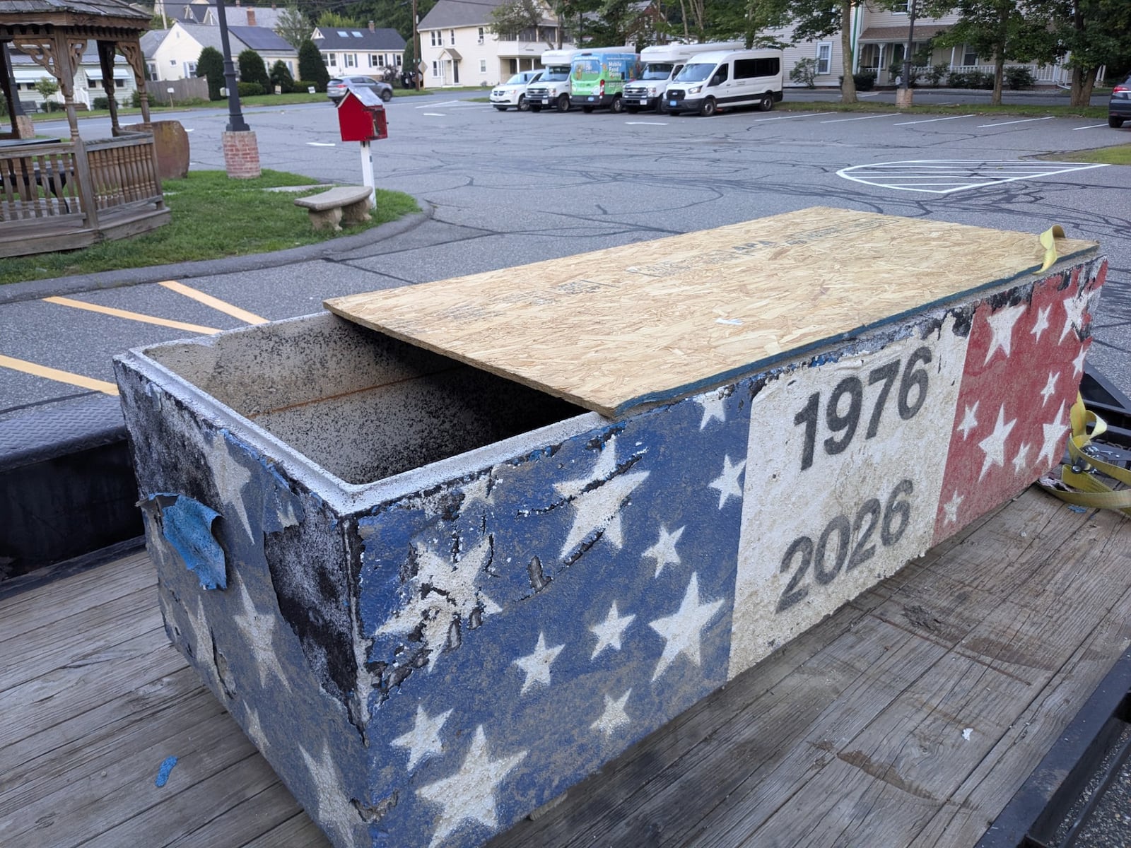 Time capsule opened in East Longmeadow contained a surprise addition: water