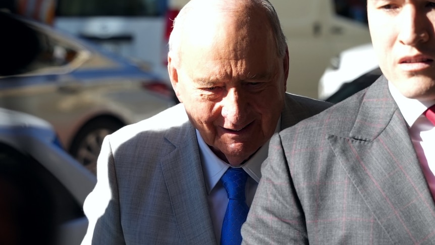 Brother of alleged Alan Jones victim only found out after arrest, court told
