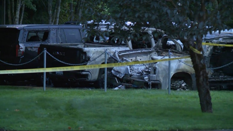 Fire at Vancouver car dealership destroys at least 12 vehicles; possible arson investigated
