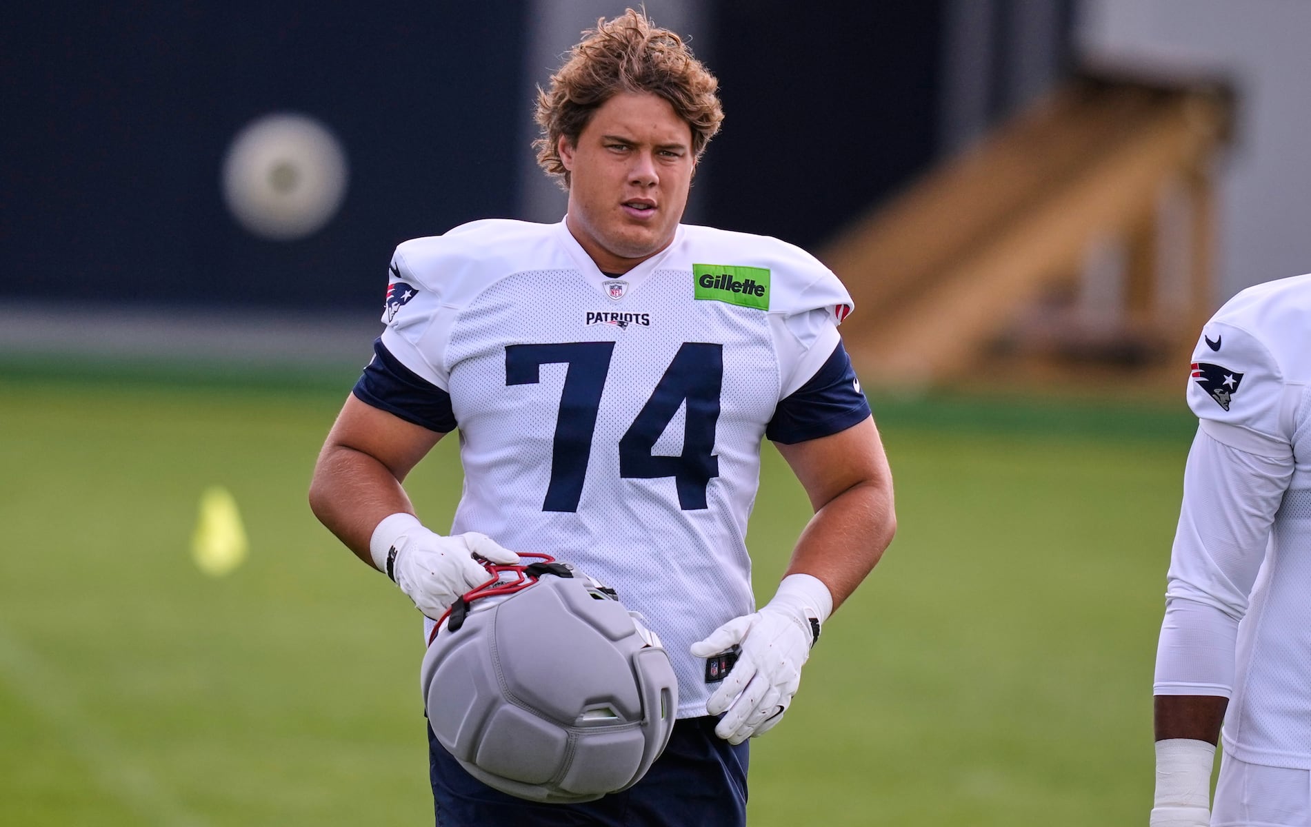 The impressive mindset helping Patriots first-rounder Caleb Lomu battle through his first camp
