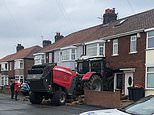 Man faces prison after 'hotwired' tractor is rammed into family home at 'full throttle' by masked thugs