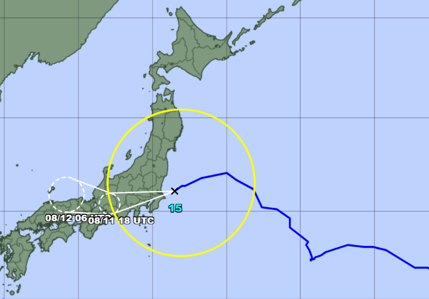 Severe tropical storm Chan-hom expected to make landfall near Tokyo