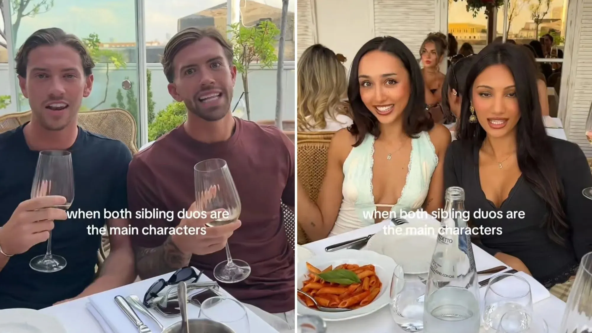 Love Island’s Aidan goes on double date with Jasmine’s SISTER after villa flirt – and fans say Priya will be ‘fuming’