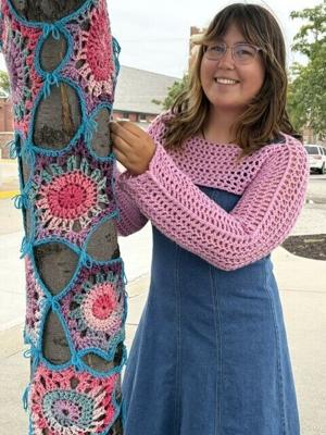 Yarn bombing will wrap downtown Kearney in color