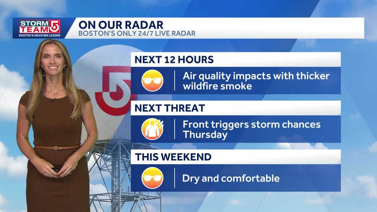 Video: Air quality impacted by wildfire smoke