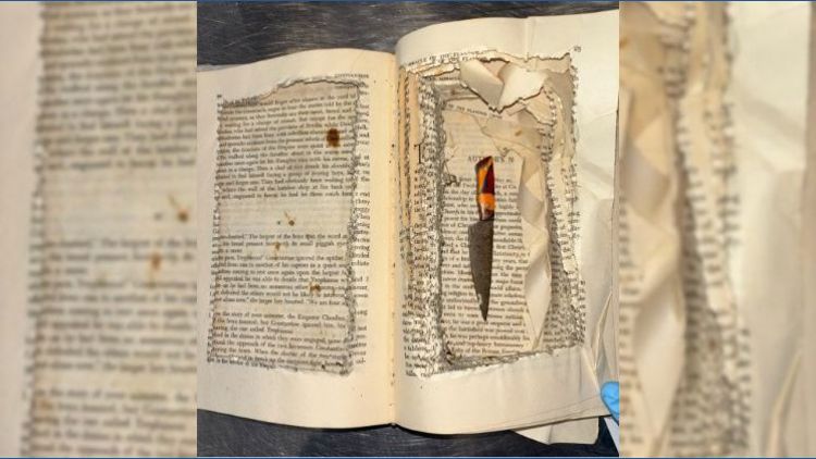 TSA officers find hidden knife inside carved-out book at Tampa airport