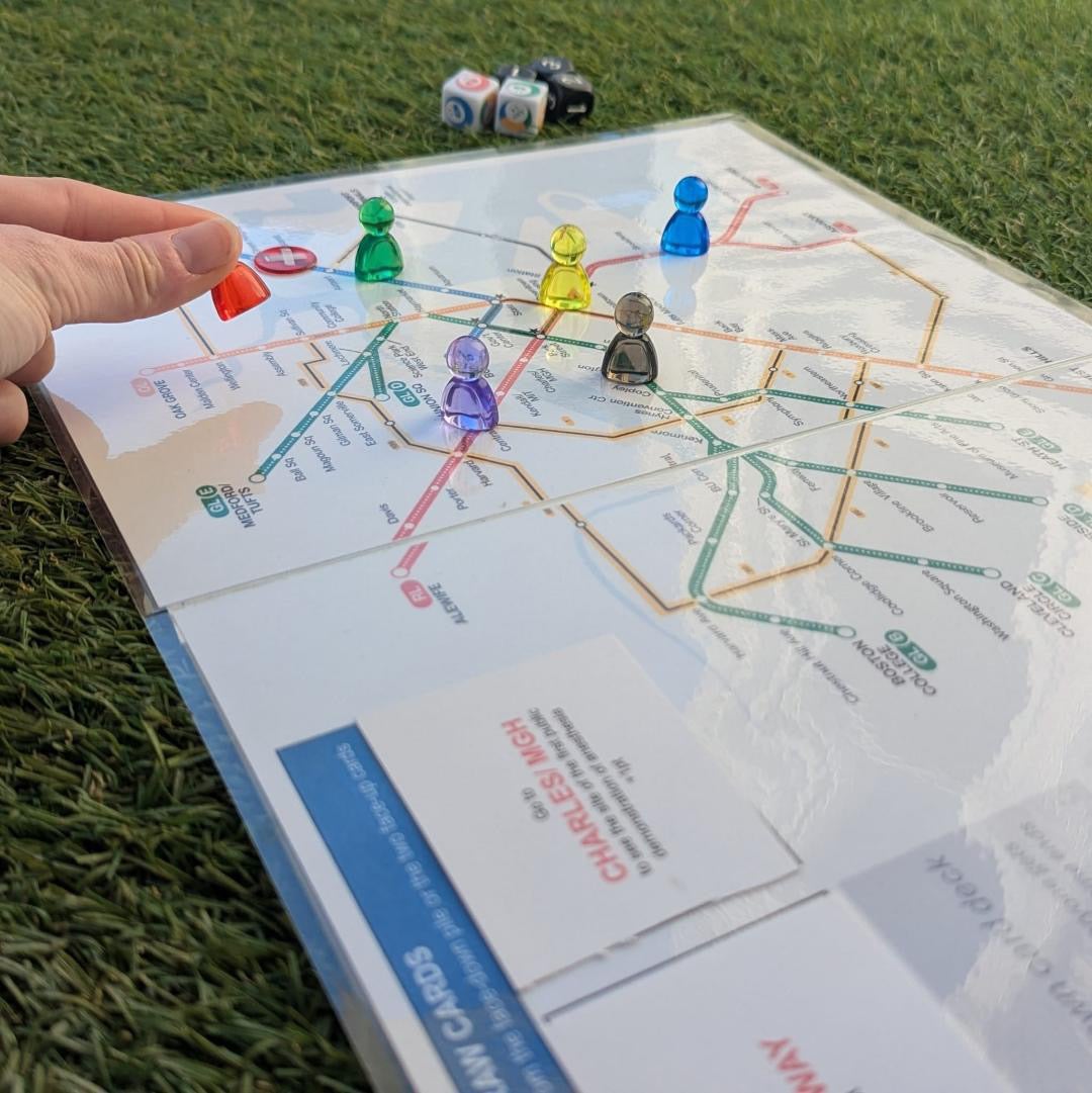 This new board game turns the MBTA experience into a game