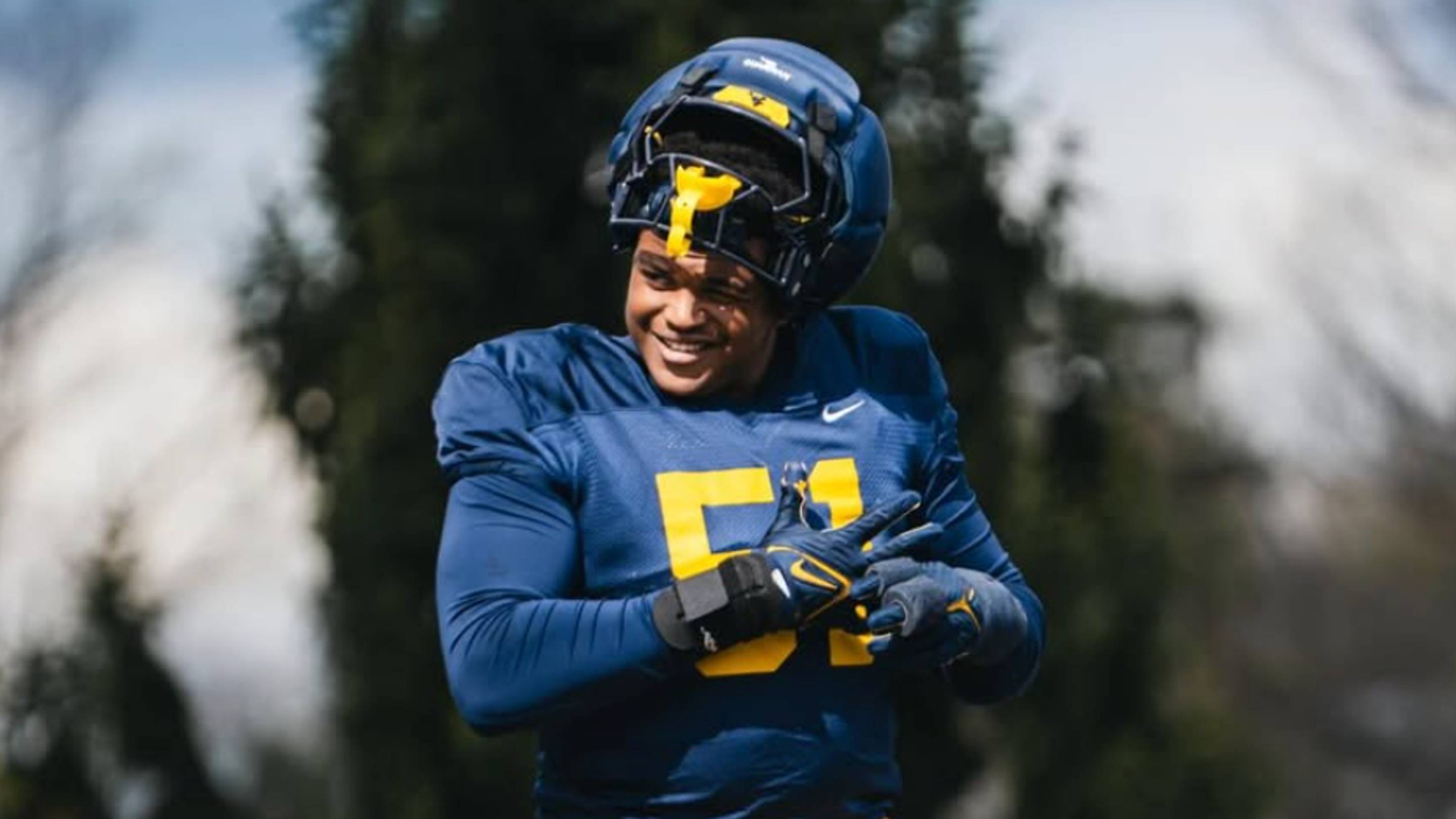 Second-Year WVU DL Taylor Brown is 'Awakening That Dawg Side' in Him