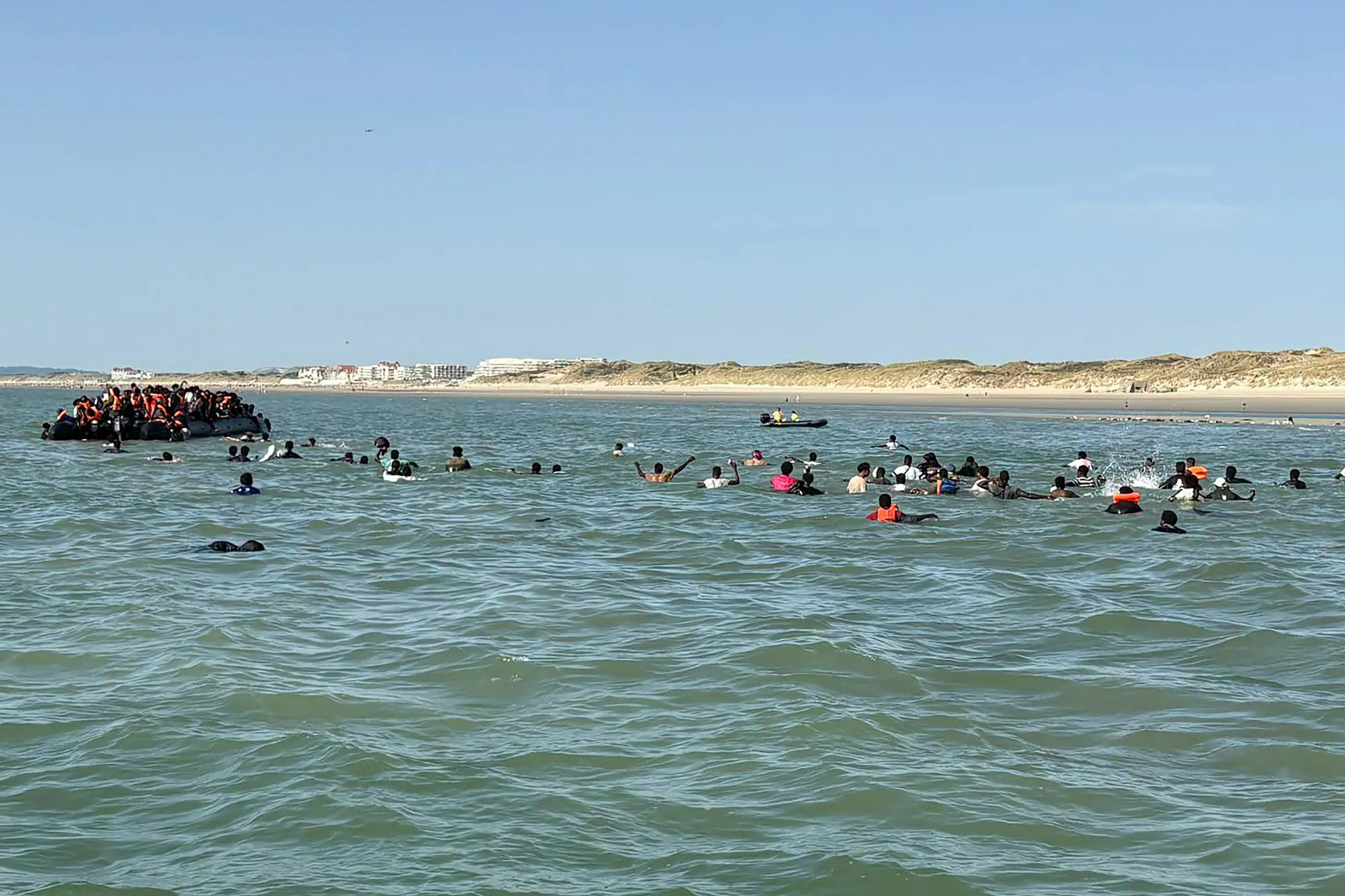 Dinghy with 230 migrants crammed on ‘originally had 260 before nearly sinking’… as 3k arrive in Burnham’s first 22 days