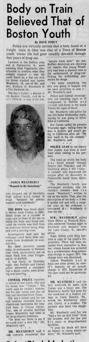 What happened 50 years ago today? See Buffalo News stories from Aug. 11, 1976
