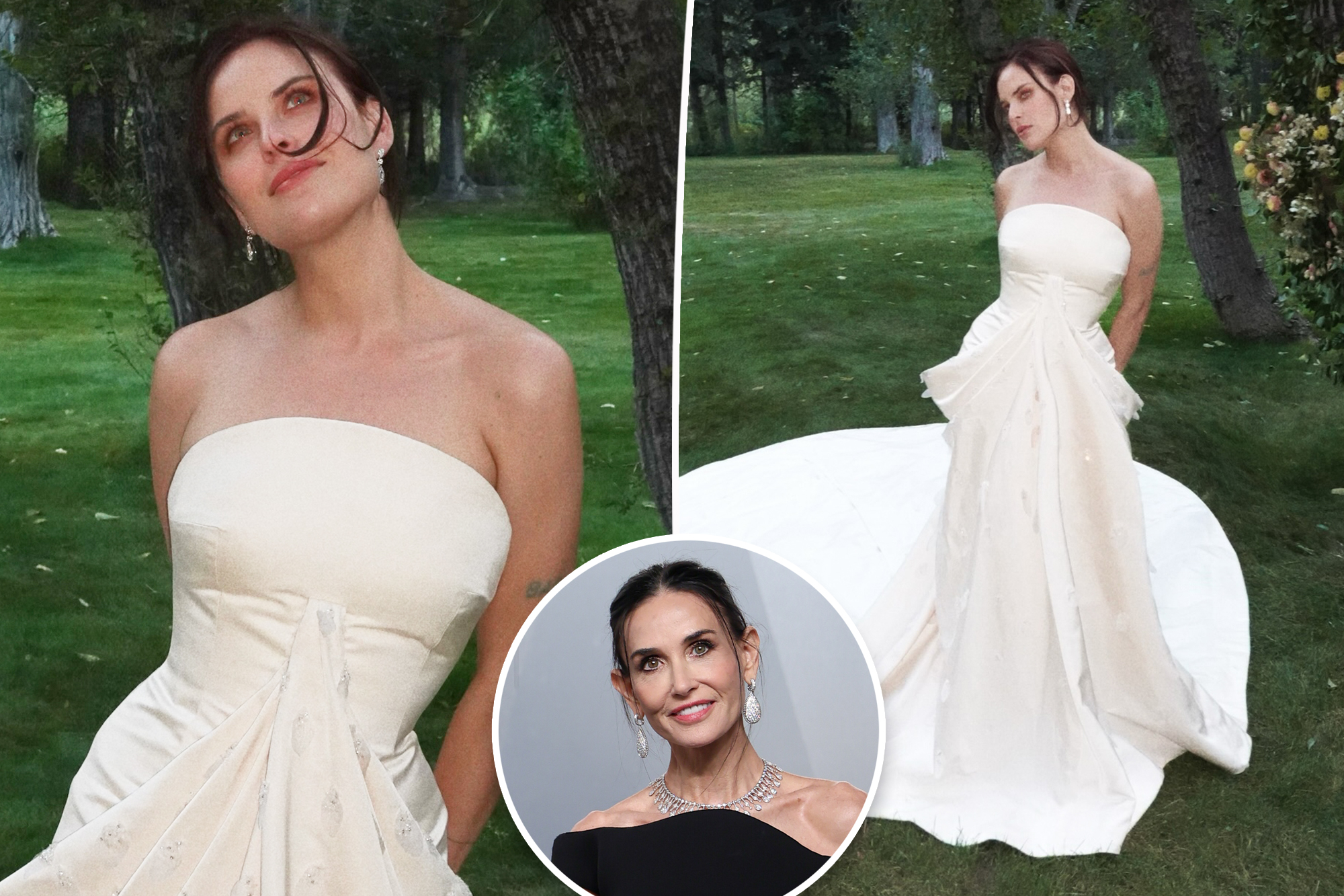 Tallulah Willis’ Balenciaga wedding dress came together in just weeks — and borrowed a detail from mom Demi Moore