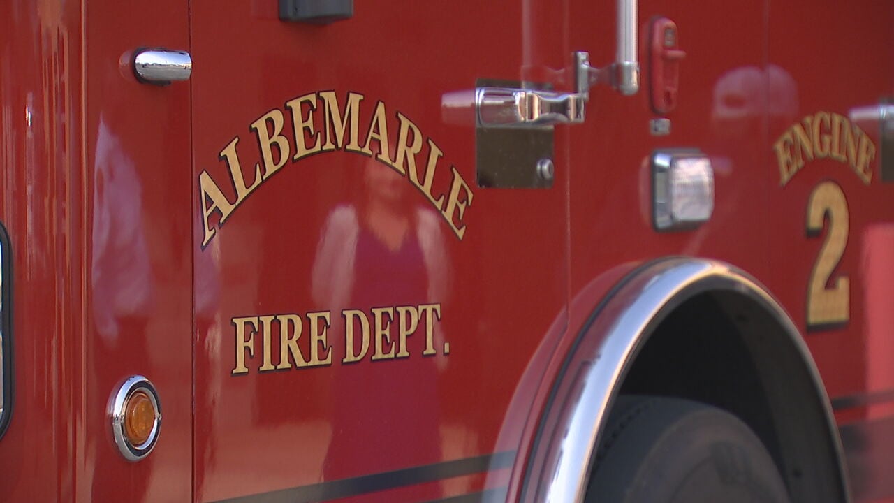Albemarle firefighters extinguish structure fire on West Main Street
