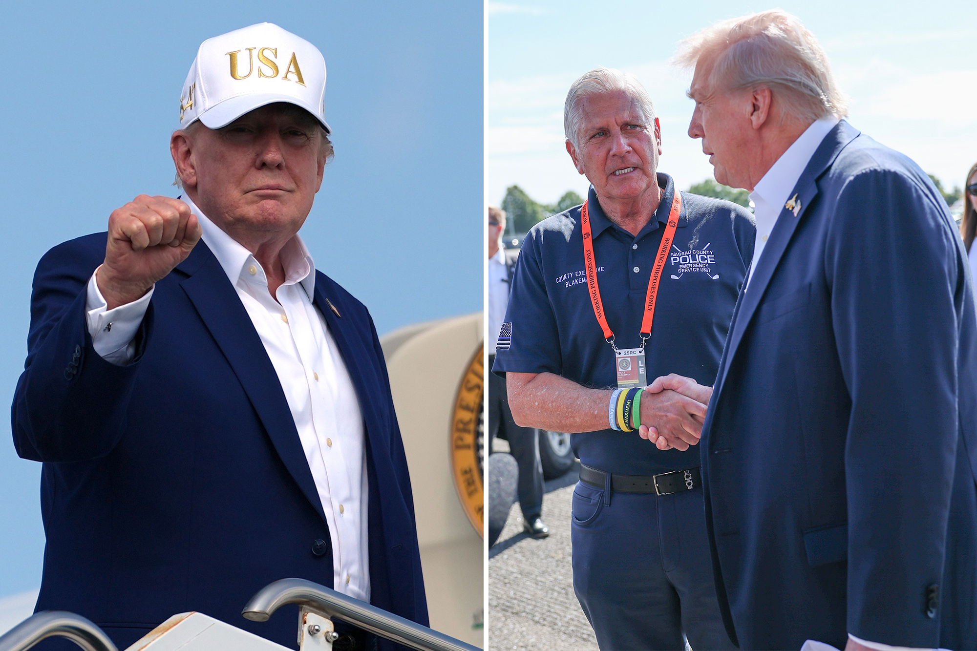 Trump will tour Nassau’s ‘state of the art’ police facilities with NY GOP governor hopeful Blakeman