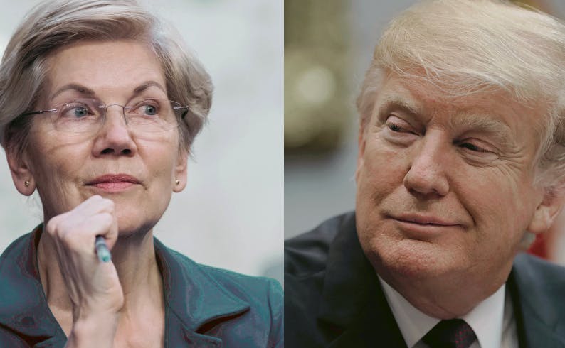 Elizabeth Warren Praises Trump’s Latest Move With Defense Contractors