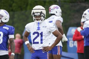 Bills observations: Keon Coleman, Joshua Palmer continue tight No. 3 receiver race