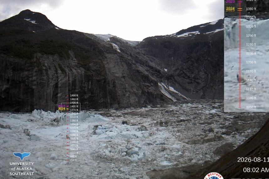 Juneau’s Suicide Basin is full, with glacial outburst flooding expected within days