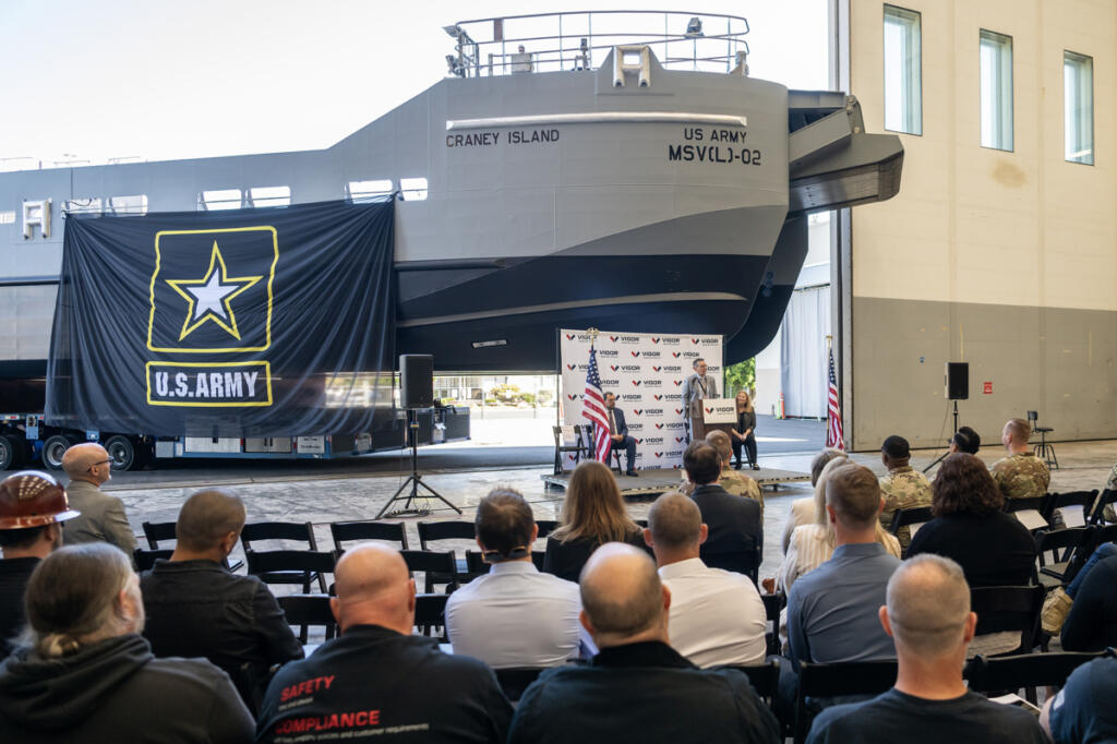 Vigor unveils first-of-its-kind vessel for U.S. Army