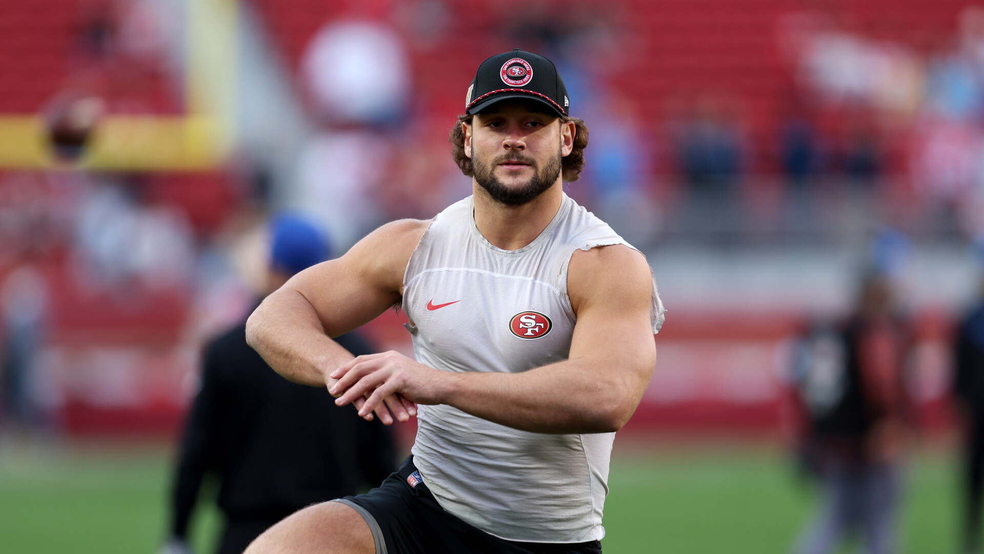 Nick Bosa has soreness, tendinitis in his surgically repaired knee