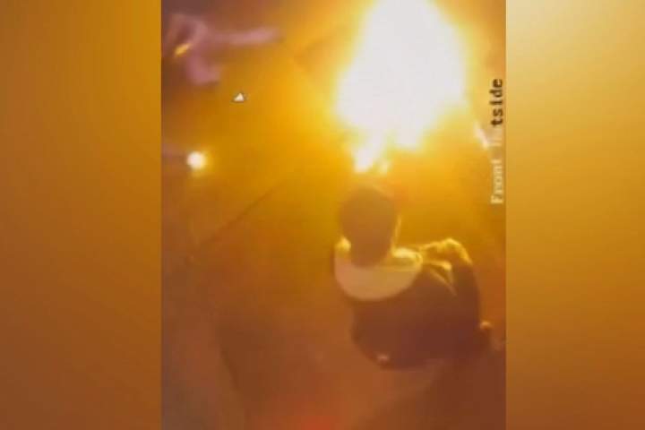 Man accused of setting VPD officer on fire pleads guilty