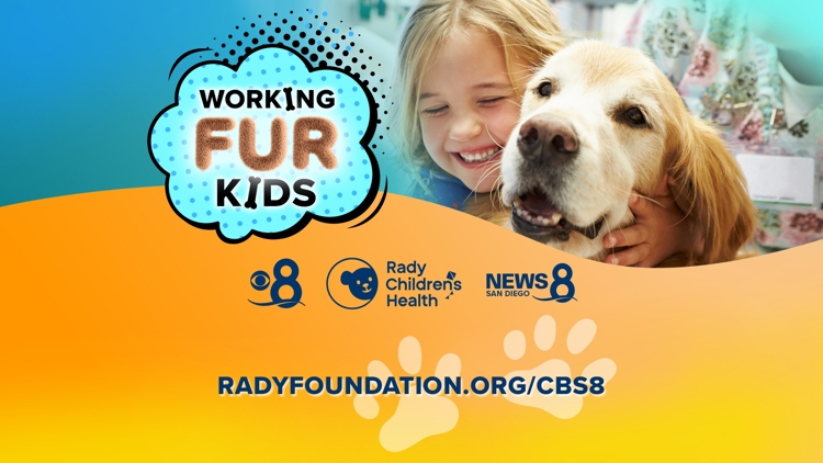 Working Fur Kids Give-A-Thon 2026 | Support Rady Children's Hospital Resident Professional Canine Therapy Program