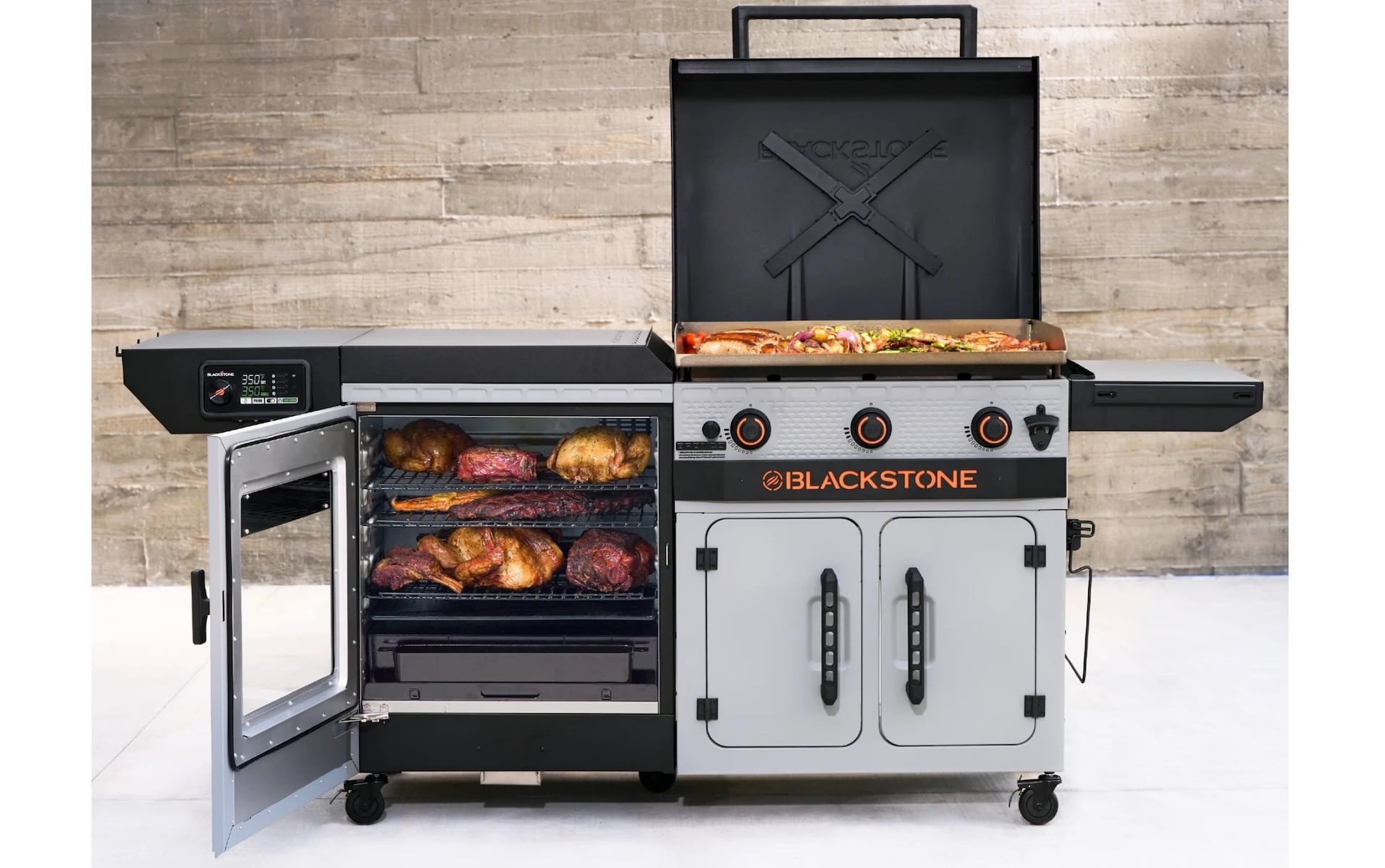 Walmart is offering $100 off Blackstone’s Bronco griddle smoker combo