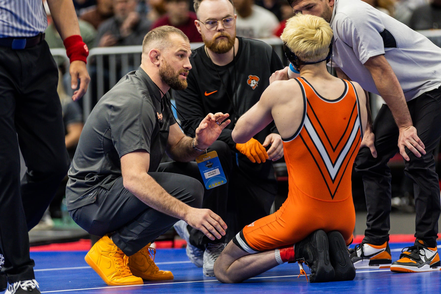 David Taylor says Oklahoma State is keeping an open date for the Nittany Lions