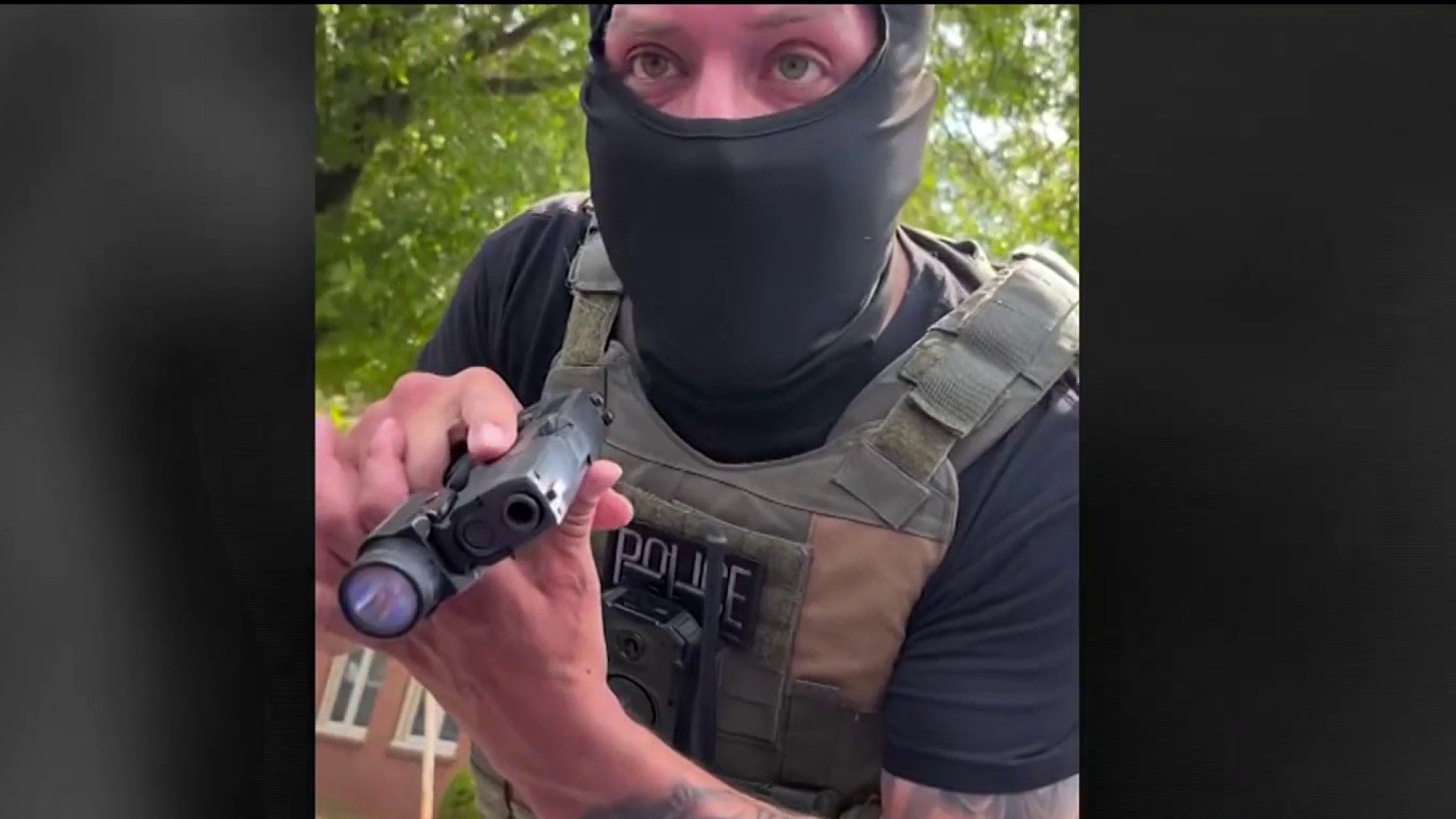 Video shows ICE agent pull gun on Virginia woman who yelled at agents in parking lot