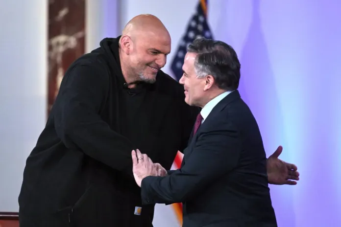 Fetterman pledges not to campaign against Republican Dave McCormick