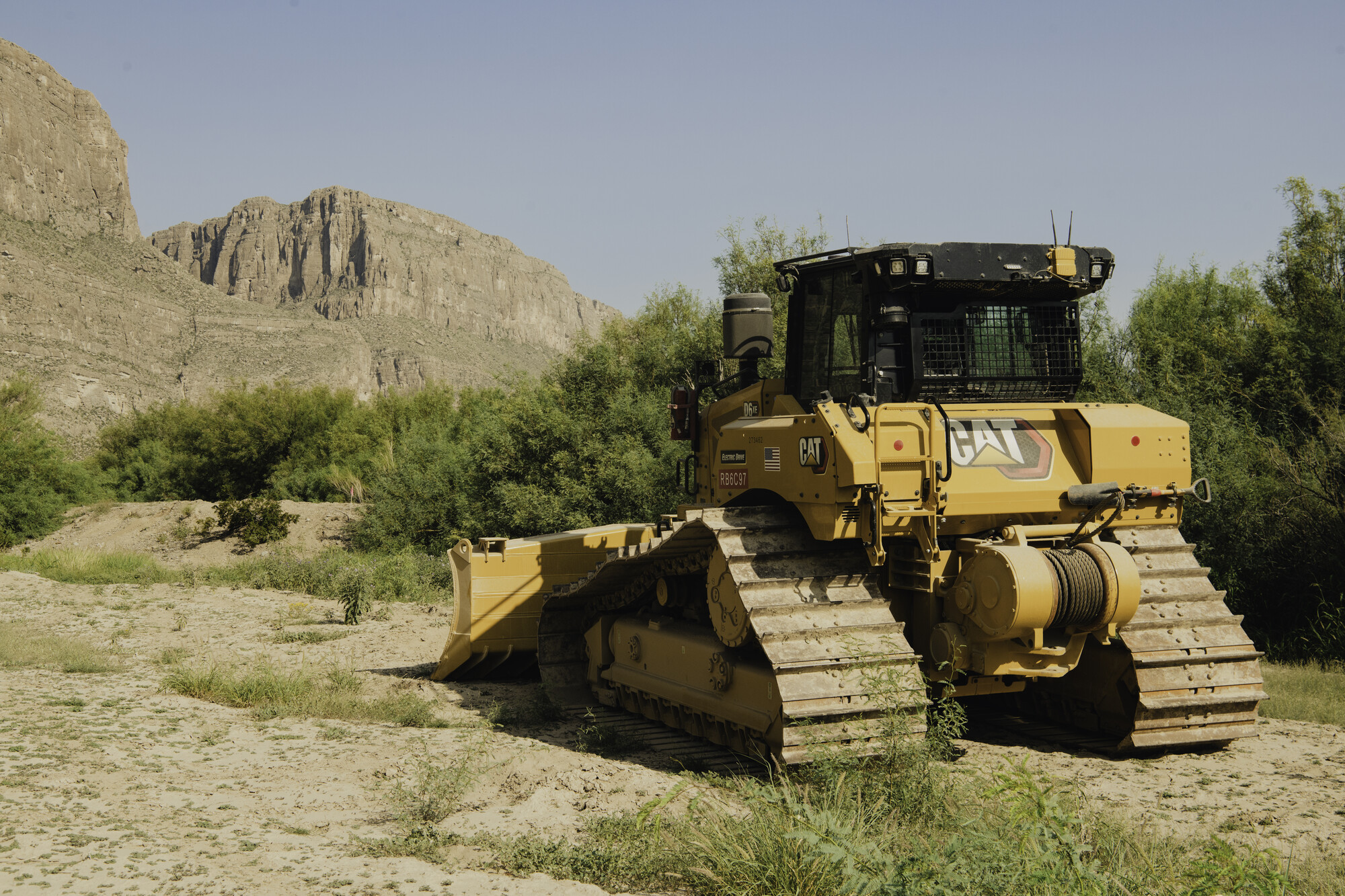 Bulldozers begin work on border security project in Big Bend National Park