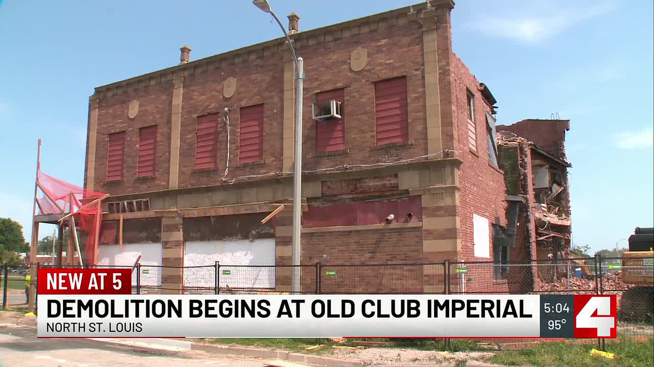Demolition underway at former Club Imperial