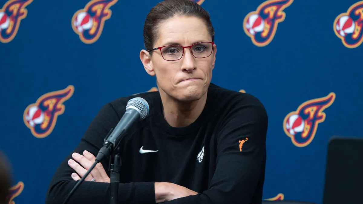 Watch Fever coach Stephanie White's fiery speech about WNBA political climate: 'Everybody else can go to hell'
