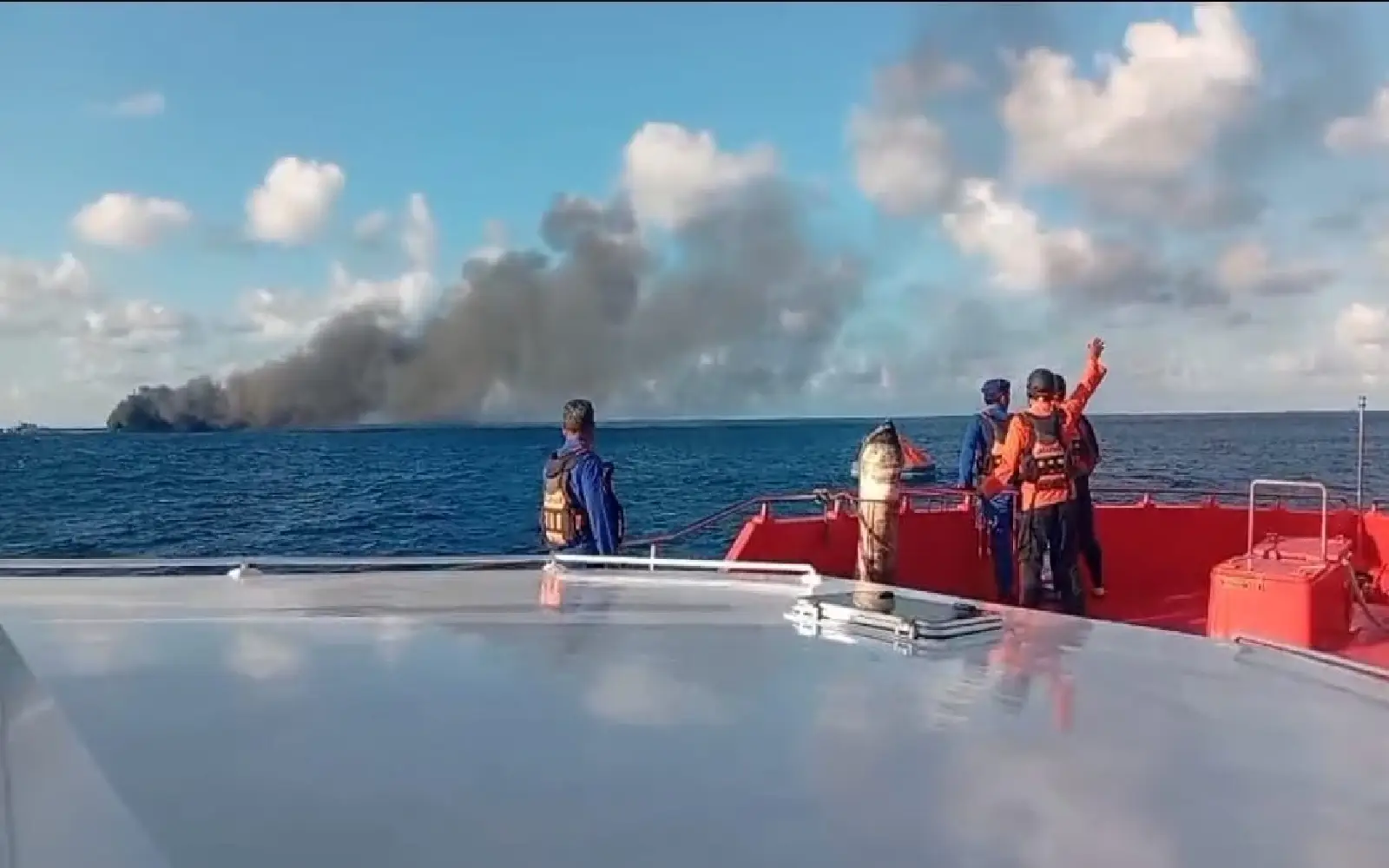 Another Indonesian ferry catches fire, passengers rescued
