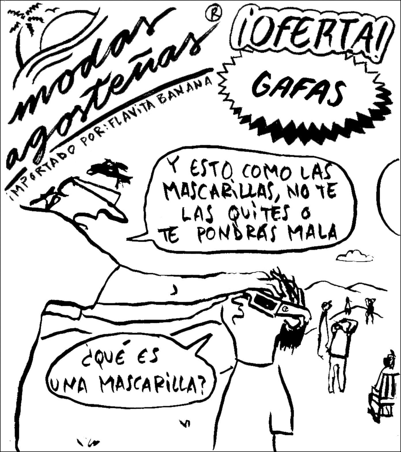 Moda agosteña de Flavita Banana: las gafas