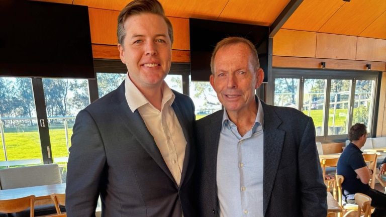 Tony Abbott sent in to woo back lost Liberals in hotly contested seat