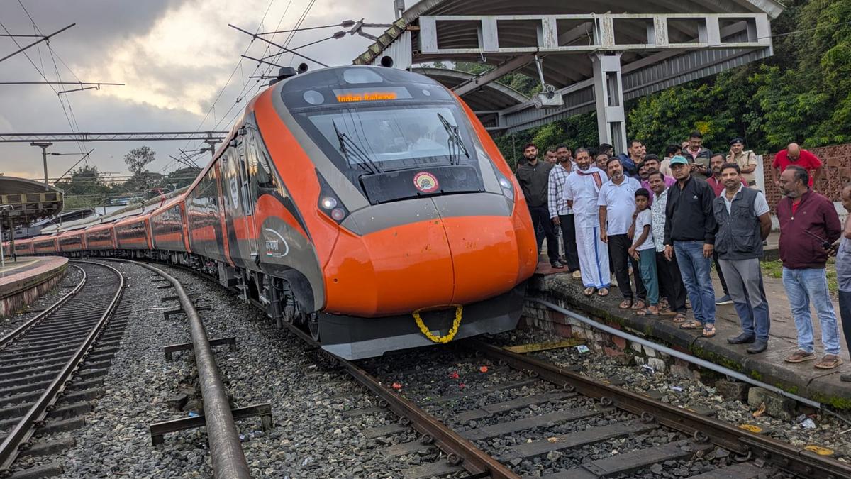 Vande Bharat Express train trial on Sakleshpur ghat section of Mangaluru-Bengaluru route begins