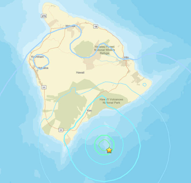 Magnitude 5.2 quake hits off Hawaii island; no tsunami generated
