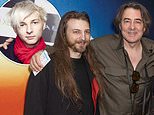 Jonathan Ross' rarely-seen son Harvey, 32, looks unrecognisable with long hair and a beard as he attends theatrical event with his parents
