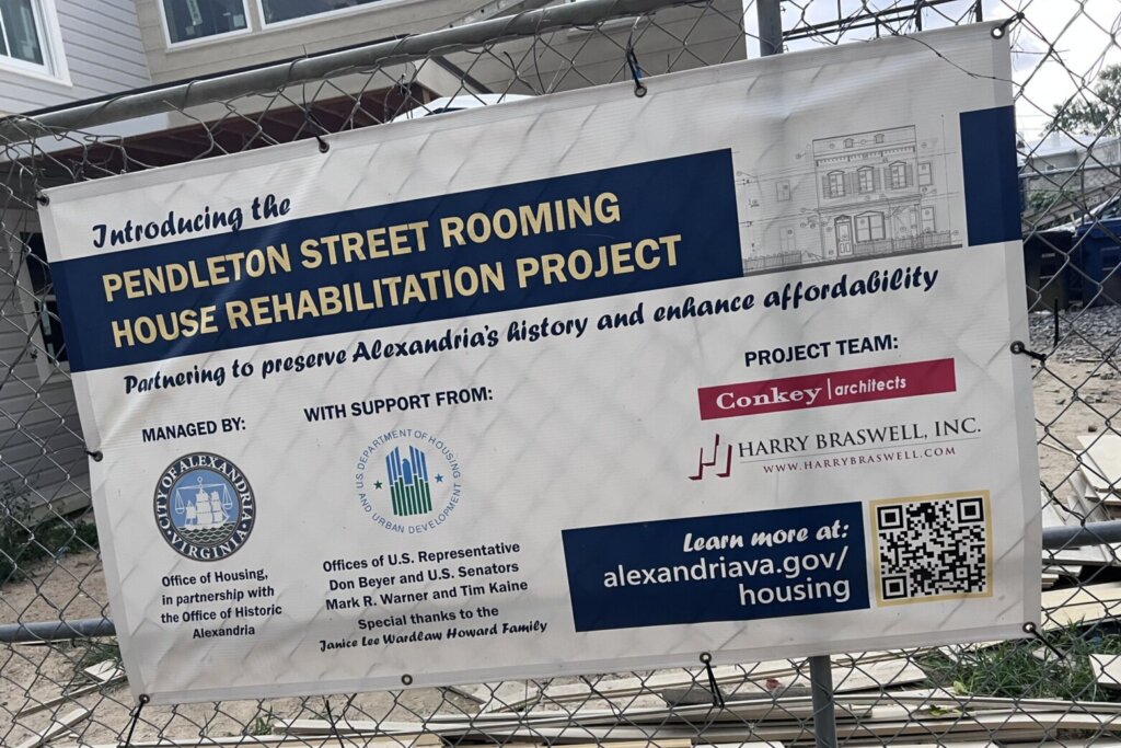 Historic Pendleton Rooming House in Alexandria undergoing much-needed renovation