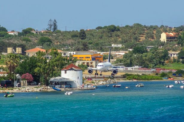 Skiathos tourist suffers serious head injuries as plane blasts her during take-off