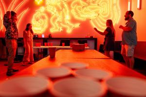 Richmond singles trade swipes for beer pong at speed dating event
