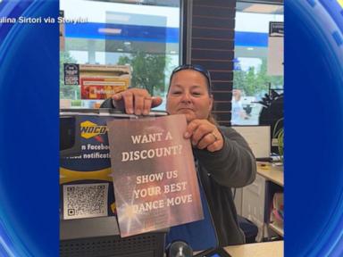 WATCH: Dancing for gas discount